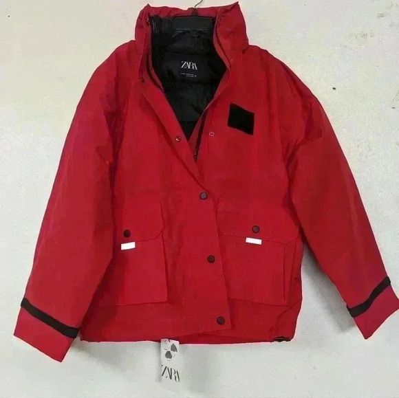 Zara Down Jacket Removal Inner Padded Insert with Recycled Feather 2 in 1 🪶 - Picture 4 of 11